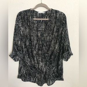 PRICE DROP: Lush Wrap Blouse (size L)